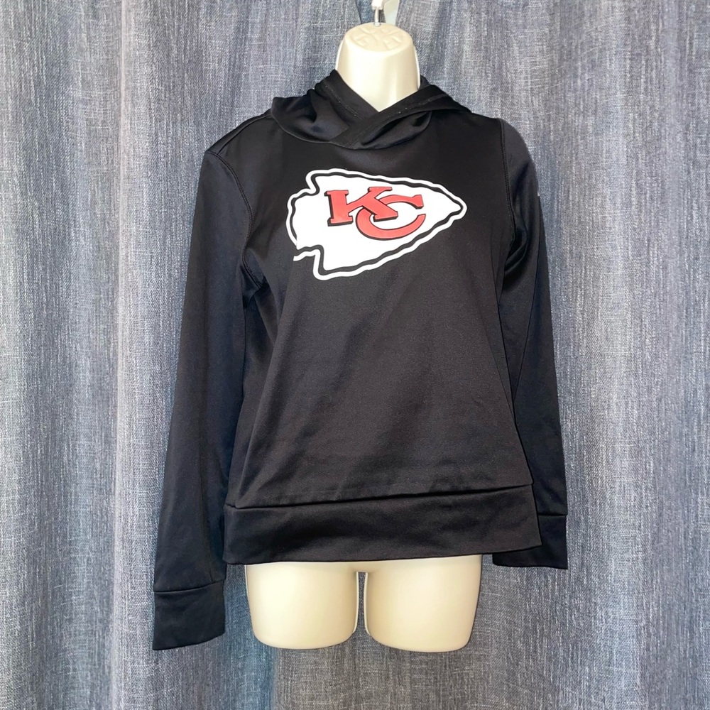 Nike Black CHIEFS Hoodie with Logo